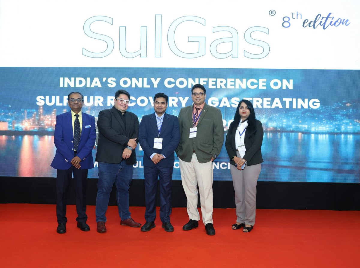 SulGasConf's tweet photo. We appreciate the strong presence of Fluor Corporation at SulGas 2026.

Seeing teams like theirs actively engage in discussions on amine management, SRU optimization, and emissions compliance reflects how organizations are prioritizing technical excellence in gas treating. https://t.co/wfymBexHuf