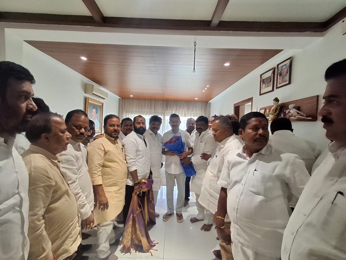 Congratulations to Sri ⁦<a href="/Vemnarenderredy/">Vem Narender Reddy</a>⁩ garu on being elected as #Mp #Rajyasabha ⁦<a href="/RahulGandhi/">Rahul Gandhi</a>⁩ ⁦<a href="/revanth_anumula/">Revanth Reddy</a>⁩ ⁦<a href="/Bmaheshgoud6666/">Bomma Maheshkumar goud</a>⁩ ⁦<a href="/OffDSB/">Sridhar Babu Duddilla</a>⁩ ⁦<a href="/INCTelangana/">Telangana Congress</a>⁩