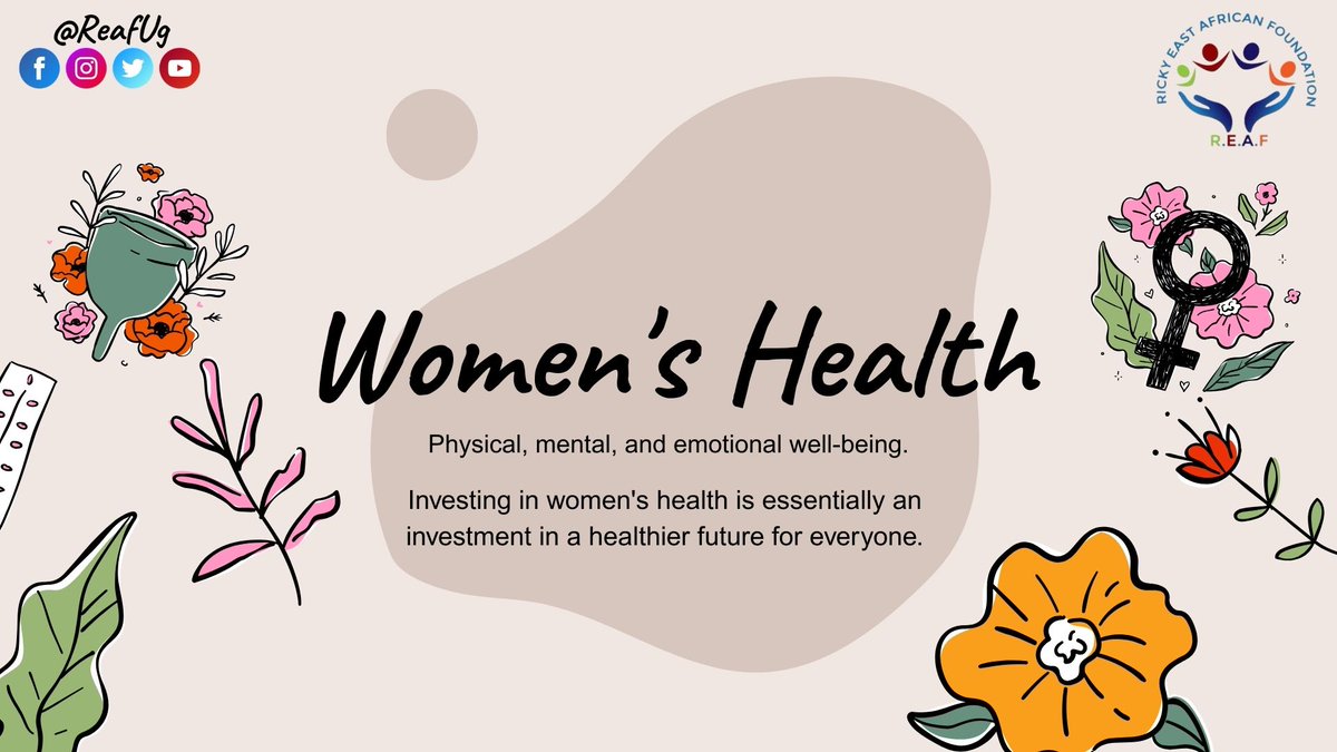ReafUg's tweet photo. Women’s health isn’t just physical, it’s about mental & emotional wellbeing too.
When women have access to quality care and support, families thrive, communities grow stronger, & societies become healthier & more equitable for all🌸
#HealthEquityForAll
@GlobalFundWomen https://t.co/L08DdLcmcr