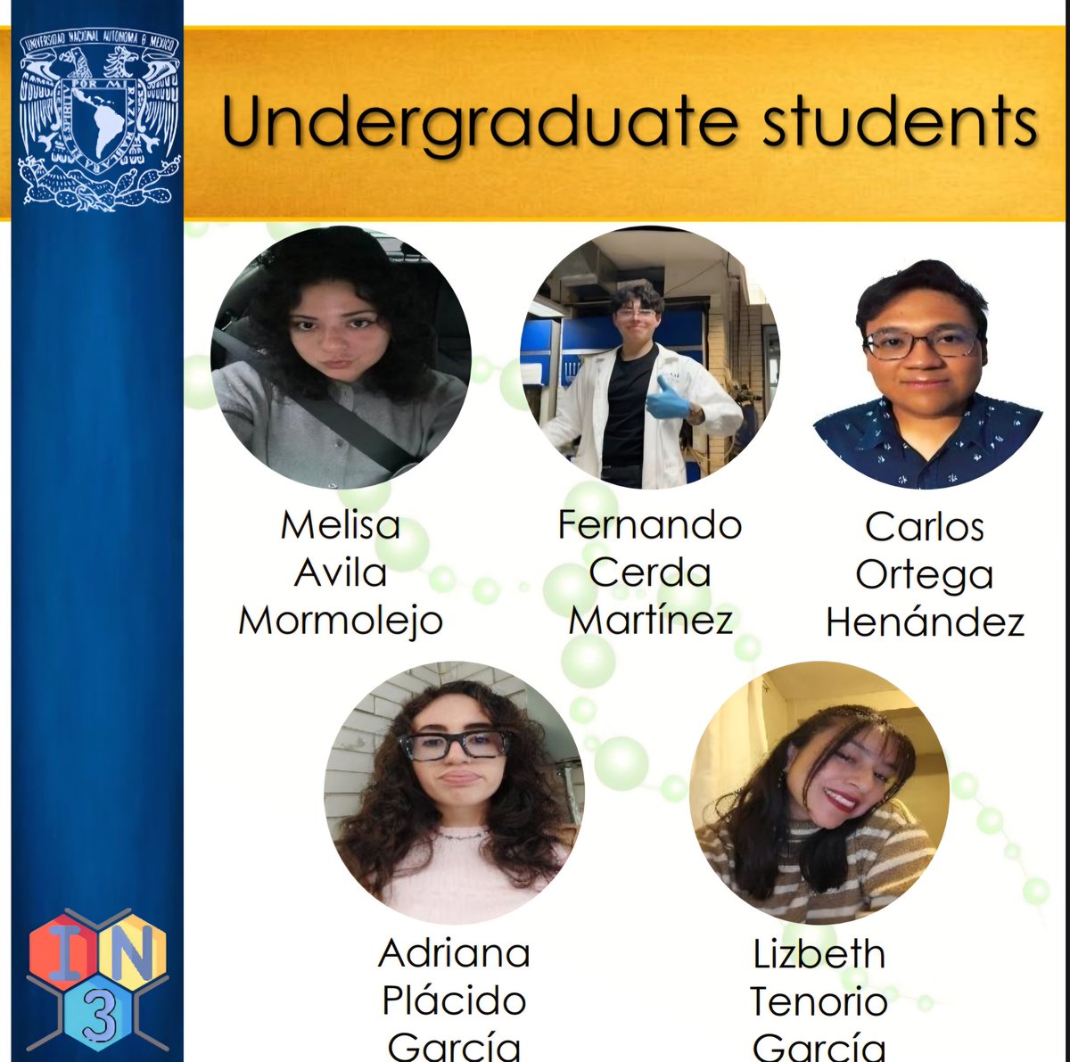 in3_unam's tweet photo. Our new undergraduate students https://t.co/Okk7SszZSg