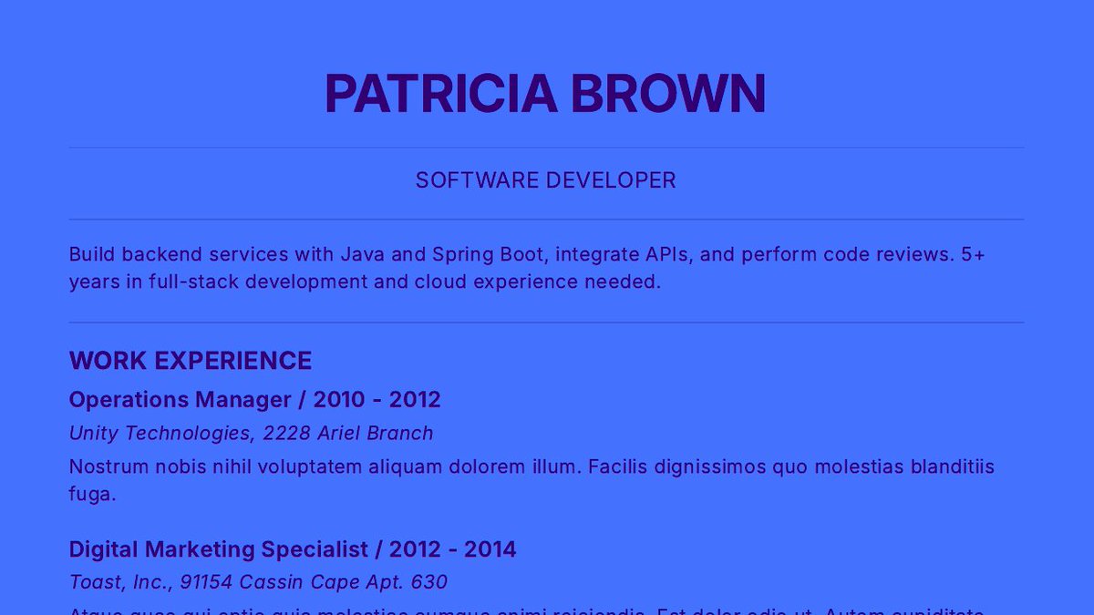 Create PDF Resume tweet media