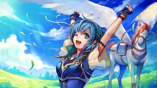 FECharaterDay's tweet photo. The Fire Emblem Character Of The Day is Shanna! #Shanna #Nintendo #FireEmblem #FE https://t.co/I5JUrVPgar