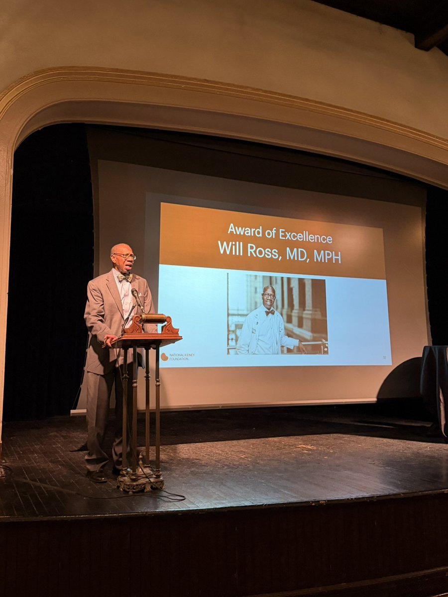 Myasirbaloch's tweet photo. Delighted to see my clinic mentor @rosswr receive a well-deserved Award of Excellence at the @NKF Celebration of Excellence &amp; Candlelight Concert!

A beautiful evening with a wonderful jazz performance by the Parkway Northeast Middle School Jazz Band
#WashUnephrology #Nephstrong https://t.co/TzlXSOB50A