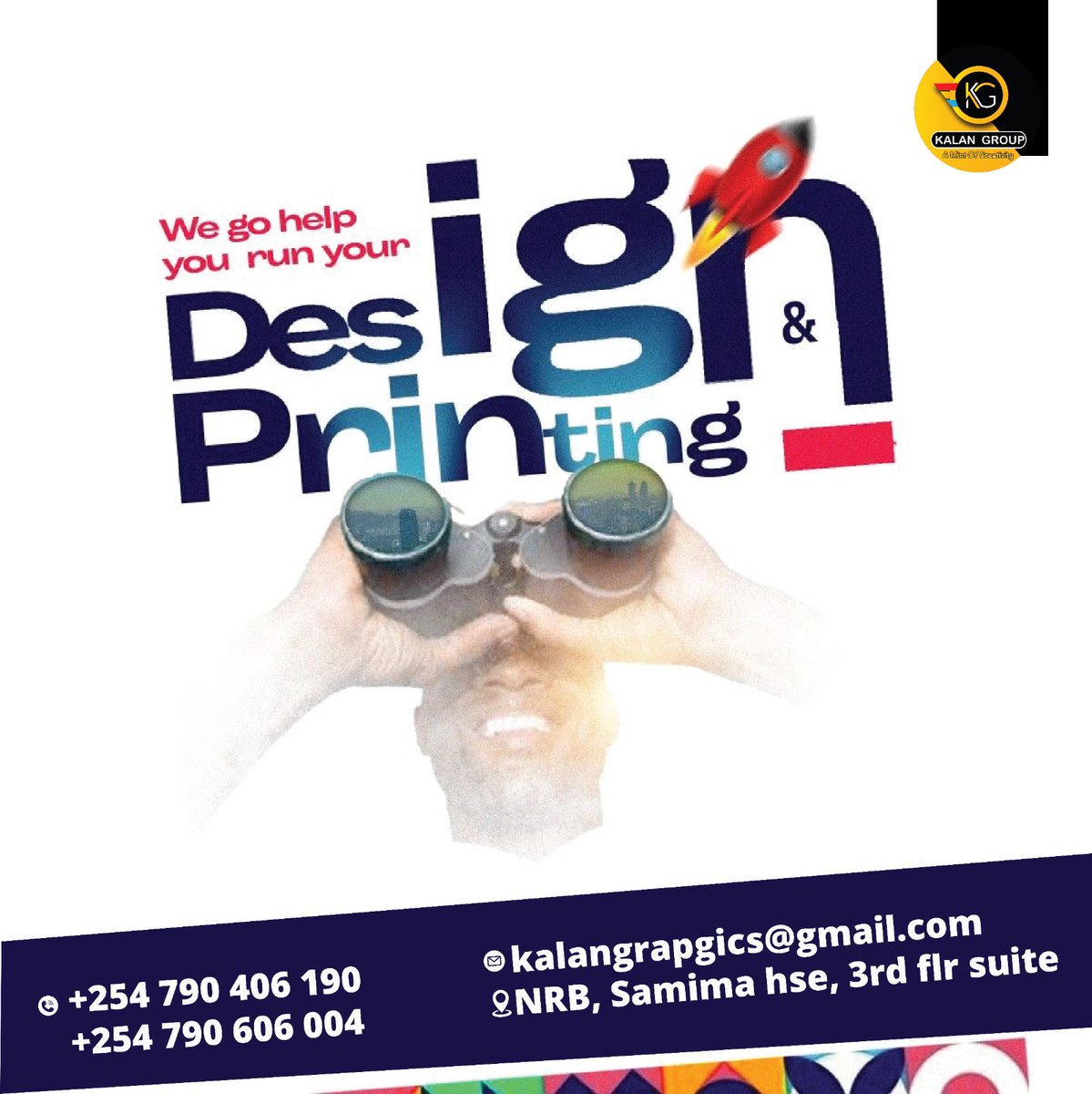 Worry less with your printing services 🔘
Visit us today at <a href="/kalan_group/">Kalan Group</a> 
Located at Samima Hse 3rd floor 📌

Call/WhatsApp Us:📞 0790406190/0790606004