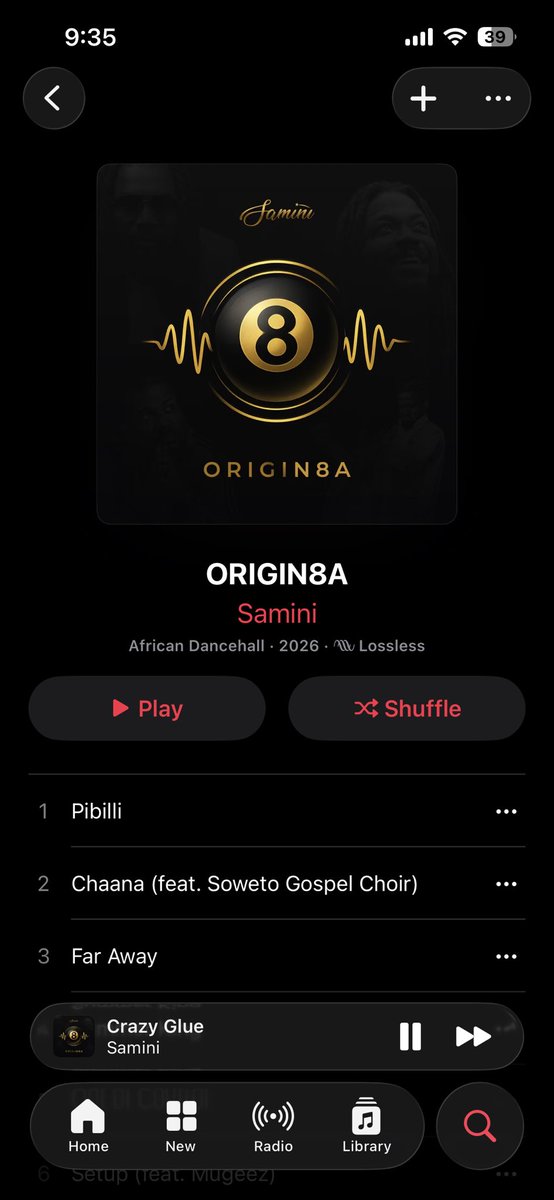 Mawunya_'s tweet photo. Now listening to @samini_dagaati’s #origin8a album. It’s fire wow….crazy glue is super dope 🔥 Electric energy is on another level. The album is a masterpiece ✌️ https://t.co/XDqnxIl9Uz