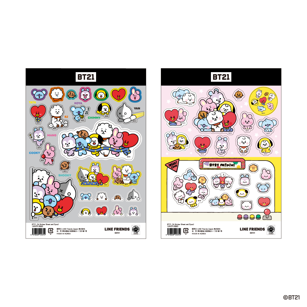 yamada_official's tweet image. ヤマダウェブコムで「BT21」のキャラクターステッカーシートを3/10(火)10:00より発売開始!

BT21の魅力的なキャラクターをセットにした、ステッカーシート2枚セット
数に限りがありますので、お見逃しなく!!
詳細は➡yamada-denkiweb.com/event/2603sp03/
#BT21 #KOYA #RJ #SHOOKY #MANG #CHIMMY #TATA #COOKY #VAN