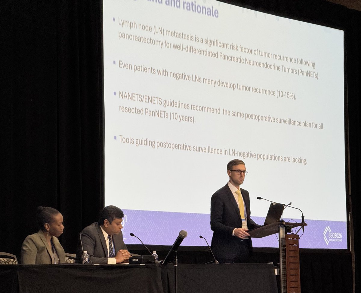 MVentinMD's tweet photo. Honored to present our @JAMASurgery research today at the #SSO2026! Grateful to all the mentors and the scientific committee for this podium. Great HPB debates! @UCIrvineSurgery https://t.co/m5GqrrfoYb