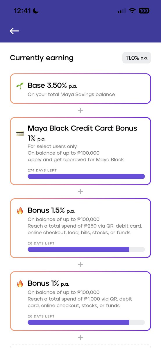 aiahspecs's tweet photo. @lixyqtie @roginnnn may mission kasi yun in order to get up to 15% interest, pic for reference. every first day of the month reset bale babalik yung based interest ulit which is 3.5%. so if gusto mo tumaas interest mo gawin mo yung mga mission/task na nasa pic. https://t.co/yGkEQmik0p