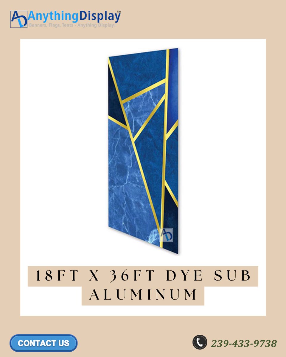 anythingdisplay's tweet image. Go bigger. Get noticed.
 18ft x 36ft Dye Sub Aluminum creates a powerful event backdrop for your brand.

Shop now 👉 
anythingdisplay.com/ds-al-18x36

#anythingdisplay #tradeshow #eventdisplay #branding #boothdesign #exhibits #marketinggear