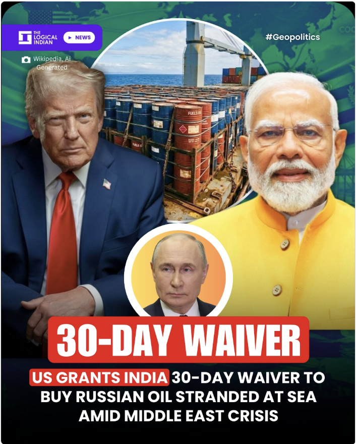 The British Raj didn’t disappear. It just got a USA approved upgrade. Welcome to the Vishwaguru Pro Max era. At this rate, we might as well stop thanking PM Modi and start practicing, “Thank you, President Trump.” 

#IranWar2026 #USA #India #Oil #VishwaGuru