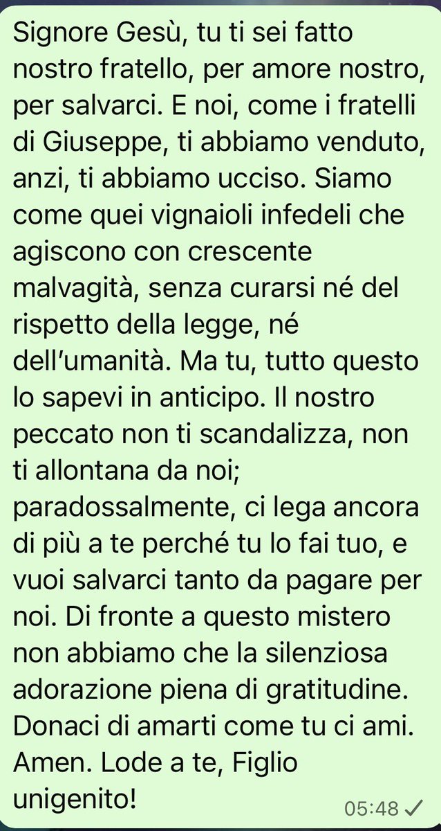 pregarelaparola's tweet image. #pregare la Parola di oggi: Cristo, nostro fratello, Colui che paga per noi ✝️
#VangeloDiOggi #vangelodelgiorno