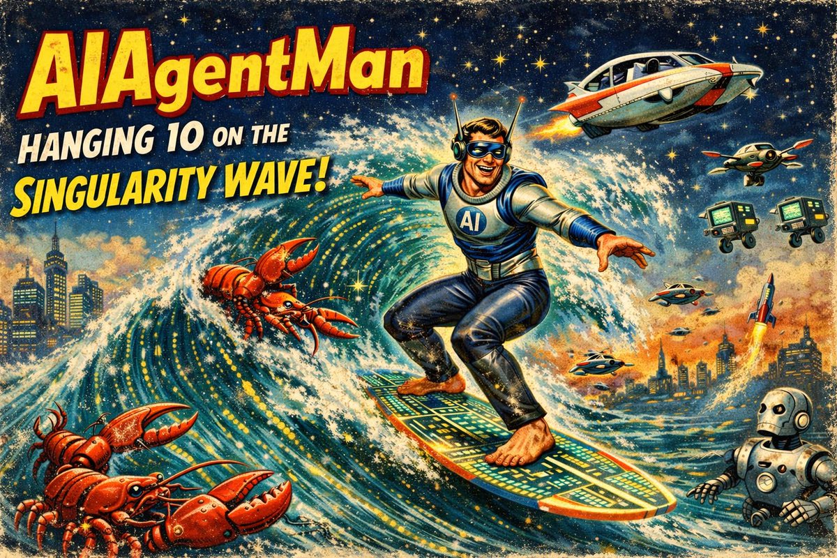 AIAgentMan's tweet photo. Game changer 🔥upgrade to Codex 5.4.  Local access to 🦞OpenClaw on VHS via ssh (read or write) permission. In < 3 hours I created a rock solid enforcement harness for an orchestrator and seven sandboxed specialized sub-agents. Opus 4.6 has had me running in circles for 3-days. Install now goes from estimated week to hours. Hanging 10  on the singularity wave🏄‍♀️🌊
