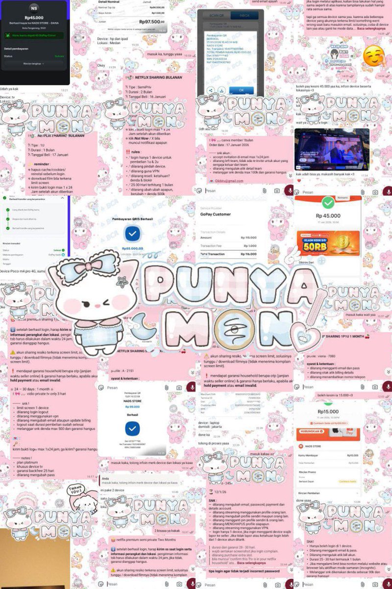 ℳon ◞ jual netflix. tweet media