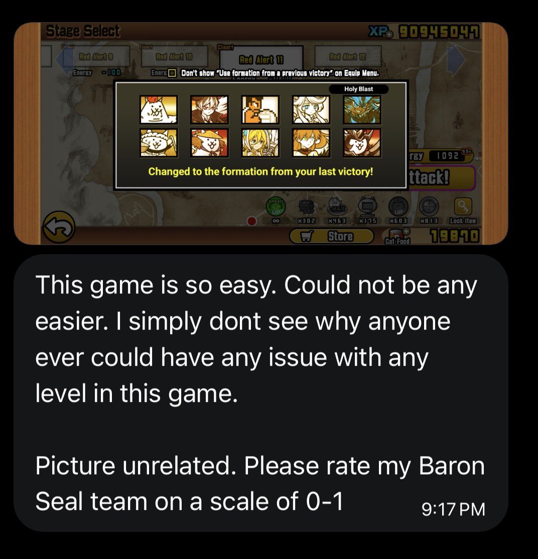 (ON BREAK) Battle Cats Takes and Confessions tweet media