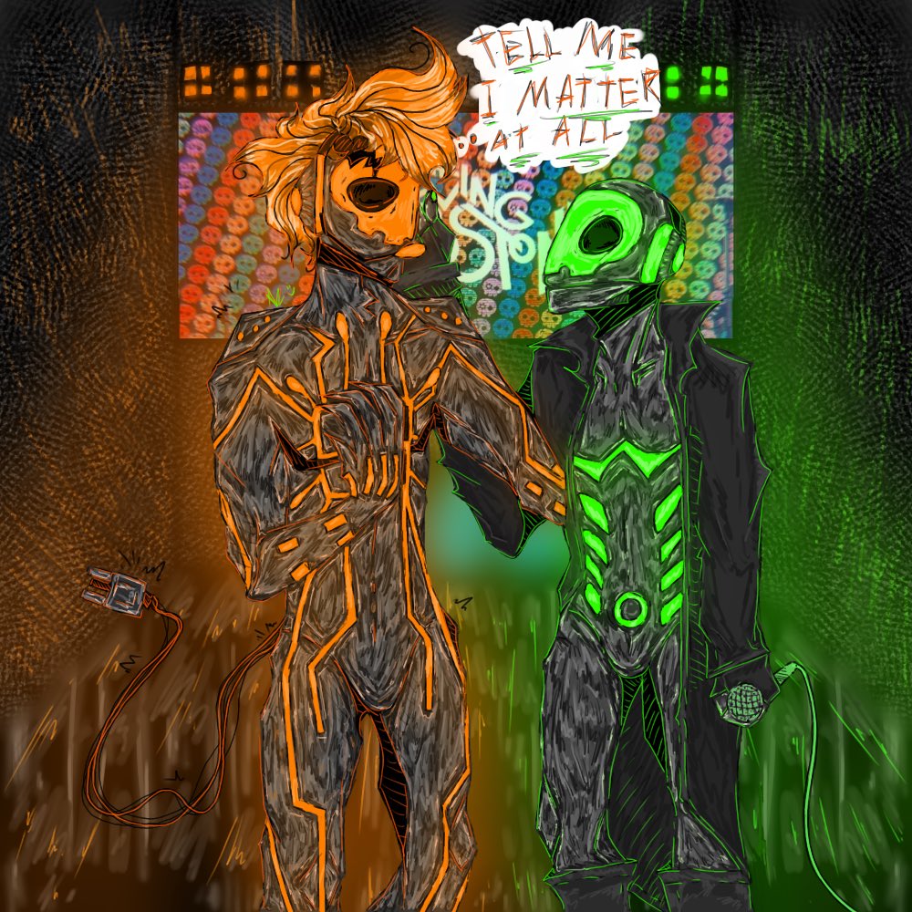 sleepyworshiper's tweet photo. This is my first art post I think but yes I also make art! I post more on my Instagram arrow_lodger if you would like to follow me :) I love #zerust and @LivingTombstone #thelivingtombstone
Still unused to drawing backgrounds like this. https://t.co/Eb5ct19EJj