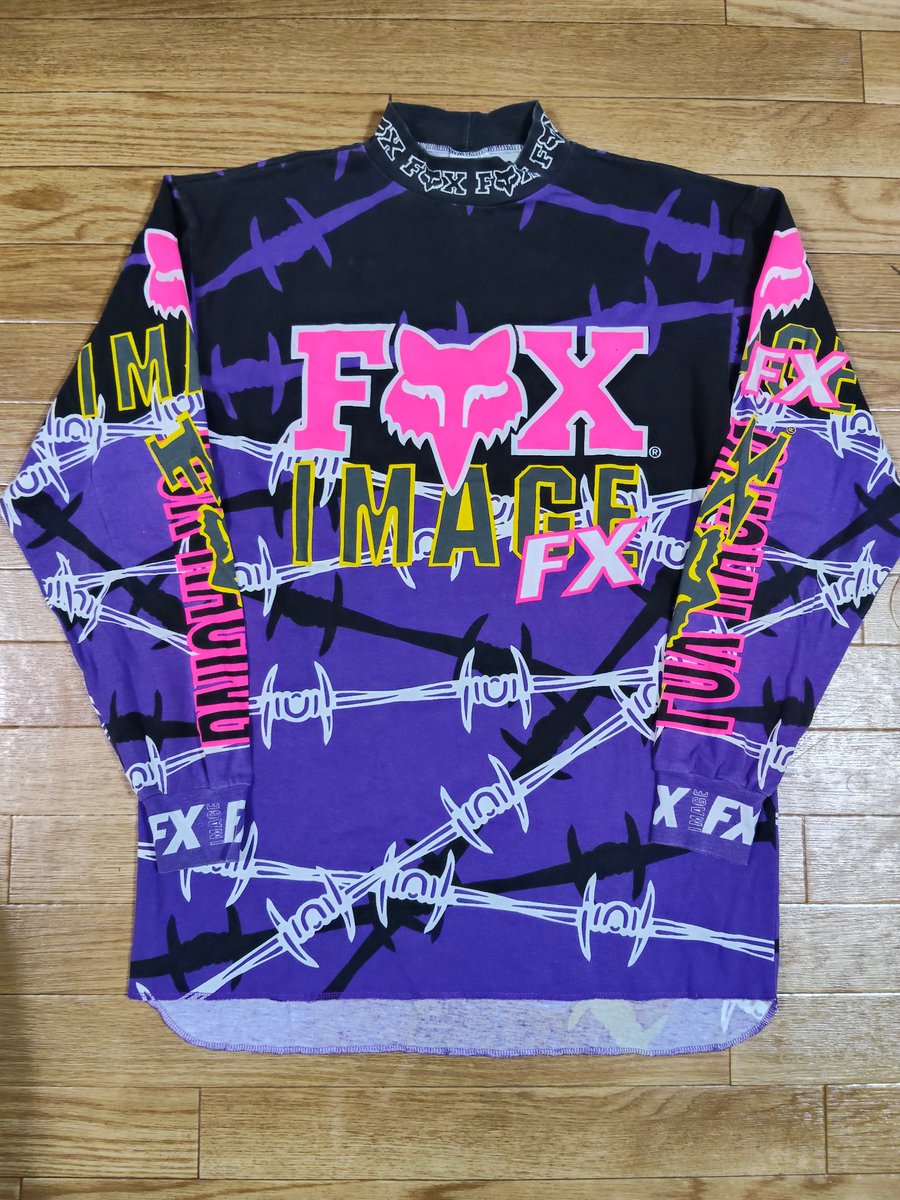 GURE石橋店です🎶 90年代 FOX Racingのモトクロスジャージ ブローク