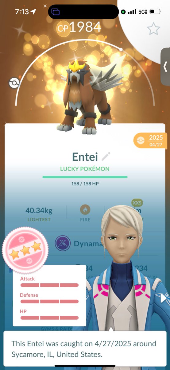 BOOOOOOM😎 First remote trade and it was a shundo 😝Thank you <a href="/Tnert5_/">Tnert5</a> for the trade!!! I haven't been posting a lot but I promise I'm back now lol l've been extremely busy with work😅😅                     #PokemonGO