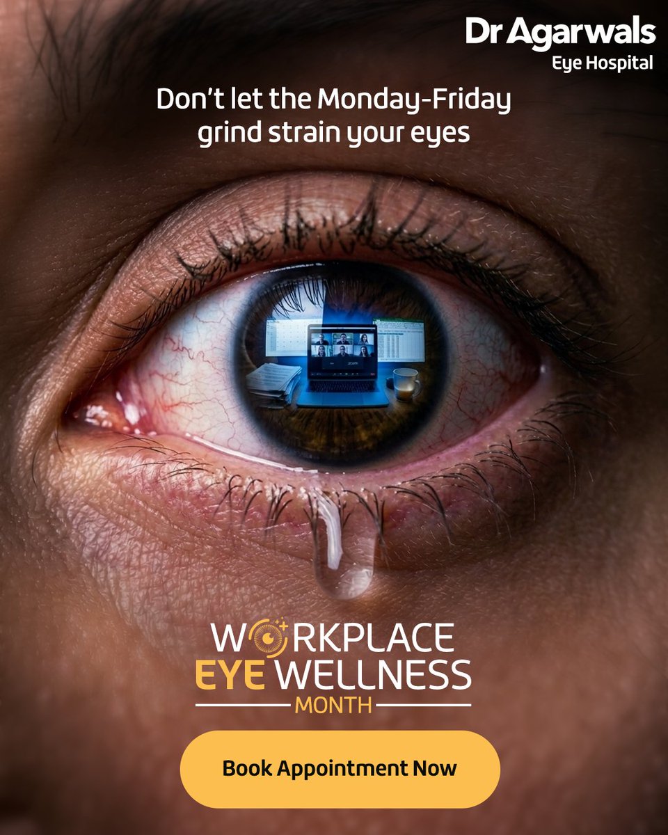 dragarwals_eye's tweet image. Your eyes endure a lot — 8-hour screen marathons, back-to-back Zoom calls, and everything in between. 

This Workplace Eye Wellness Month, prioritise your vision.

Book appointment now: bit.ly/3SJSiuV

#WorkplaceEyeWellness #ProtectYourEyes