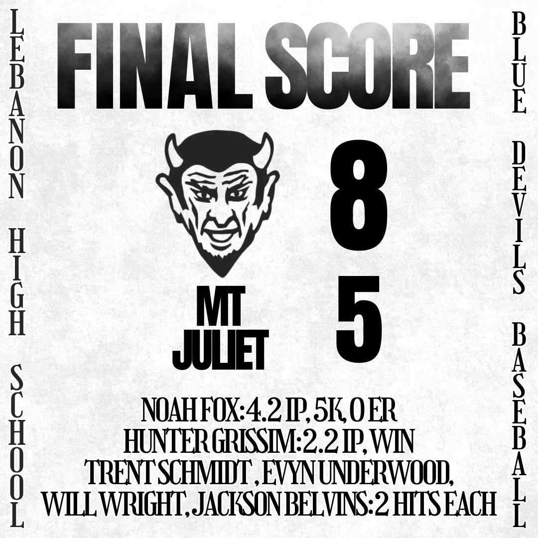 Lebanon HS Baseball tweet media