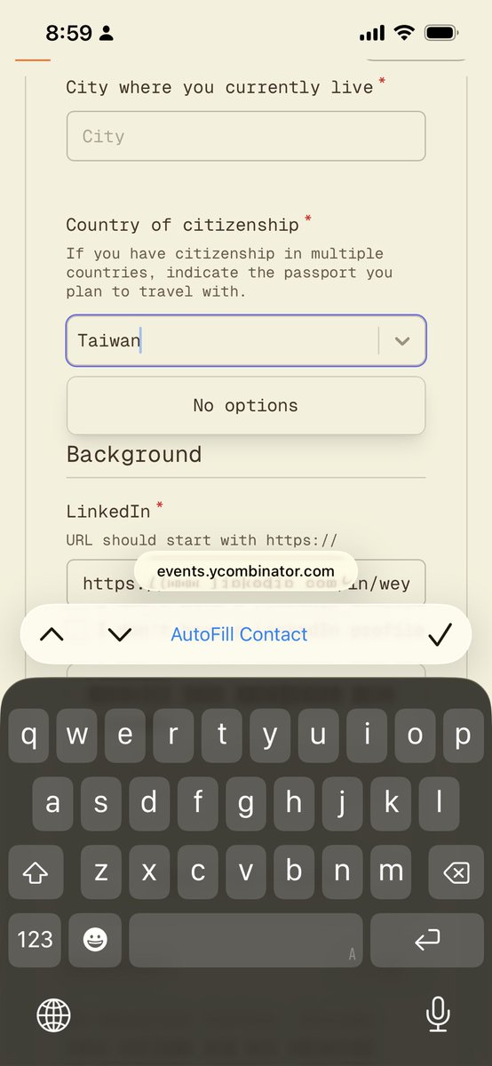 WeiTu_'s tweet photo. @ycombinator @garrytan 

There’s no Taiwan ….. https://t.co/4WaMtjA3wU