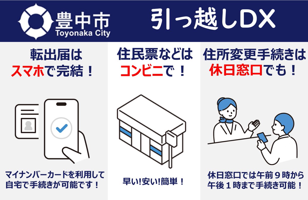 住所変更手続きの便利なサービスをご紹介／ 3月、4月は窓口が大変混雑