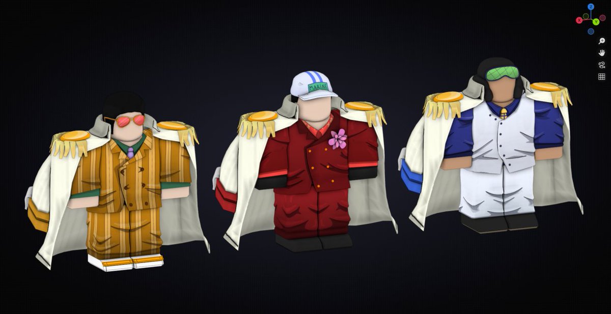 OerBM0's tweet photo. ✨🥶🌋Admirals🌋🥶✨

Model by me

#RobloxDevs #robloxart #3DModel https://t.co/EavufiUiSq