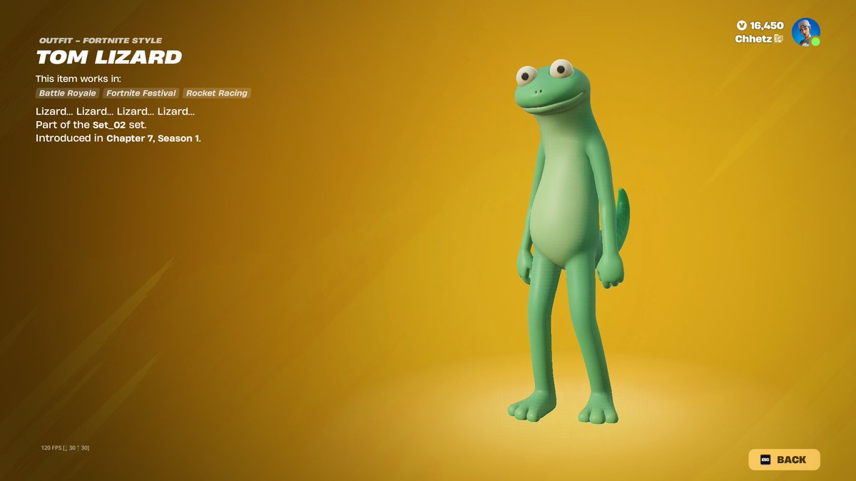 Tom Lizzard HOPPERS Fortnite Skin Giveaway! #fortnitegiveaway

To Enter: 

Follow <a href="/Chhetz/">Chhetz</a> 
Like and Repost
Leave a Comment 

Use code Chhetz in the Fortnite Item Shop #EpicPartner