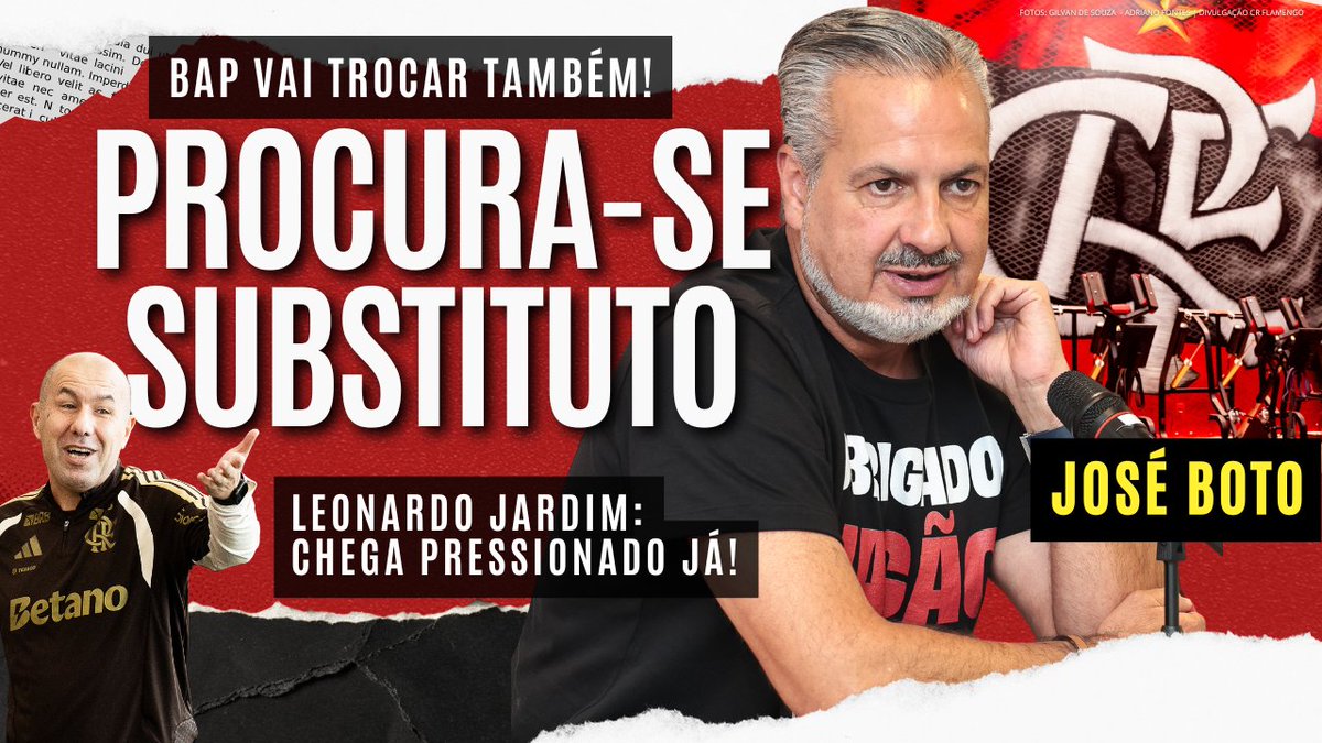 🚨 Procura-se substituto! Boto balançando no cargo!

Participe ao vivo:
youtube.com/live/Unl3QjE1u…