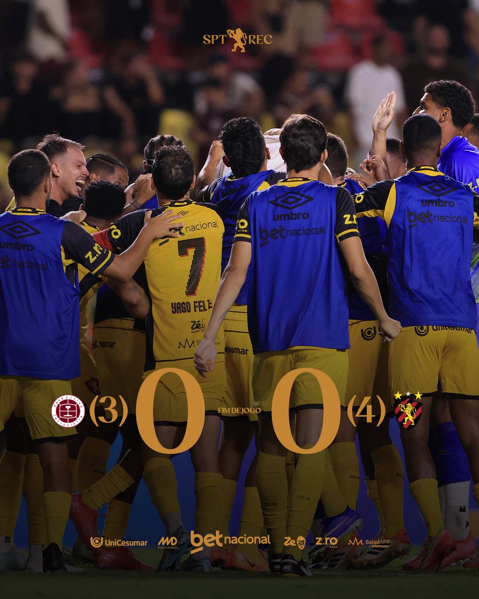 sportrecife's tweet photo. Fim de jogo e classificação para a próxima fase da Copa do Brasil: o Leão vence a Desportiva Ferroviária nos pênaltis e avança. Vamos, Leão! 🦁🇧🇷
📸 Pedro Lorenzo https://t.co/zqpi2H3b8z