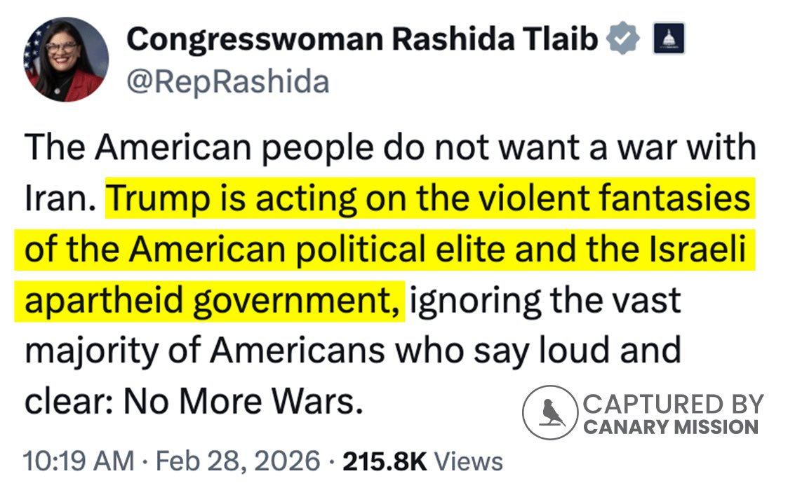 Canary Mission tweet media