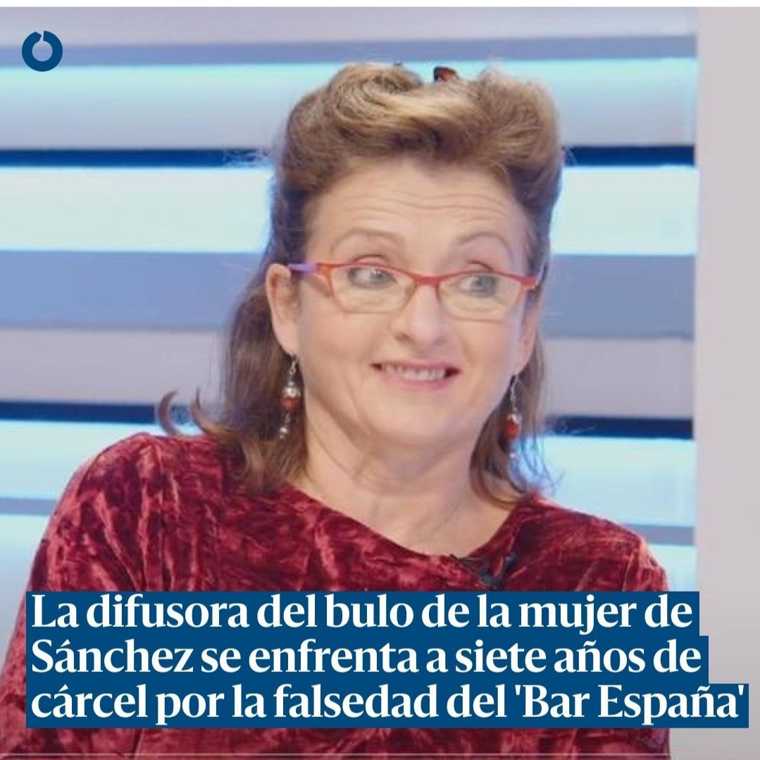 ¿Os acordáis de PILAR BASELGA la ultraderechista que difundió el bulo de que Begoña Gómez era un hombre?
Pues ha sido condenada con pagar una multa de 100.000€ por atentar contra el honor de una persona.
Y seguimos para bingo.