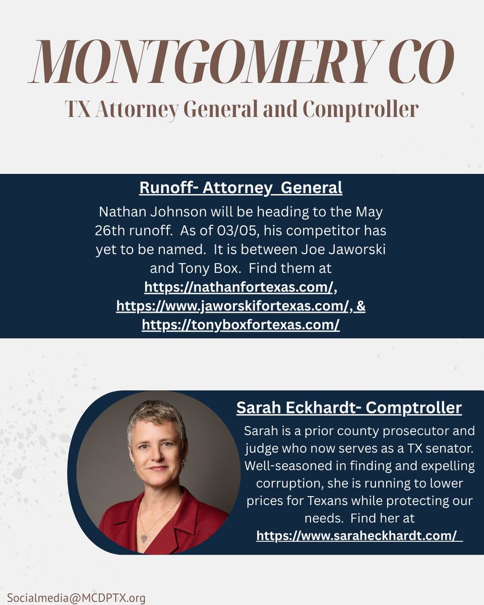 Montgomery Co Democratic Party-TX 🟧🌻 USA 📚🌊 tweet media