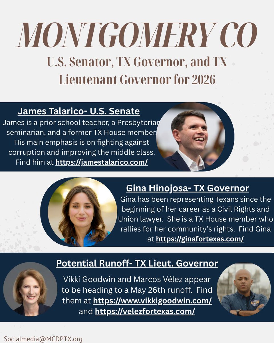 Montgomery Co Democratic Party-TX 🟧🌻 USA 📚🌊 tweet media