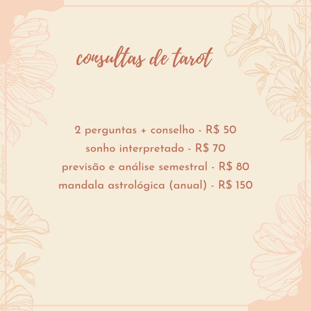 debs_tarot's tweet photo. como funcionam as consultas + feedbacks https://t.co/YhF8N1H4l6