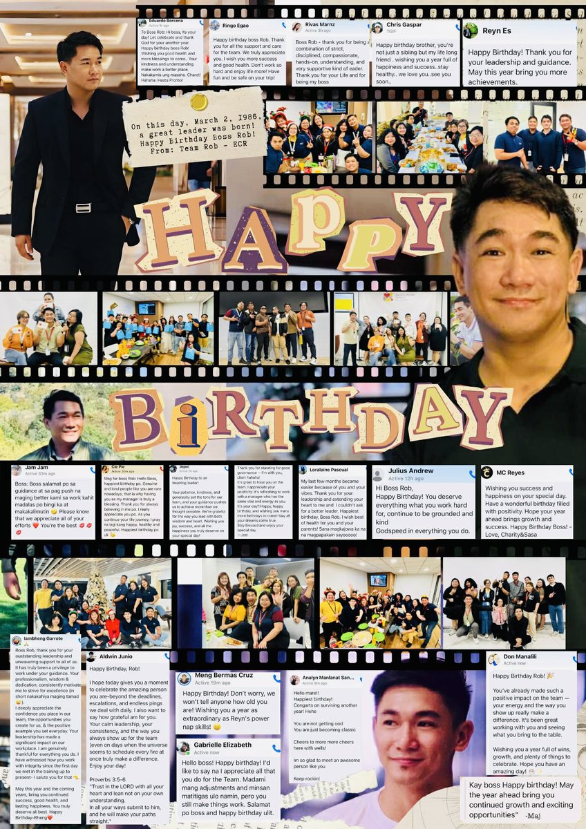 gentlerob's tweet photo. Feeling truly grateful for this amazing birthday surprise. Thank you, Team, for all the heartfelt messages, effort, and appreciation. I’m blessed to work and grow with such an incredible group. Here’s to more success together! 🙏🎉 https://t.co/B3c1Pu61TJ