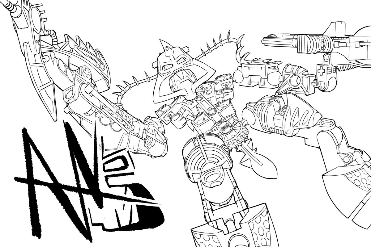 Avak "The Trigger"  WIP #Bionicle