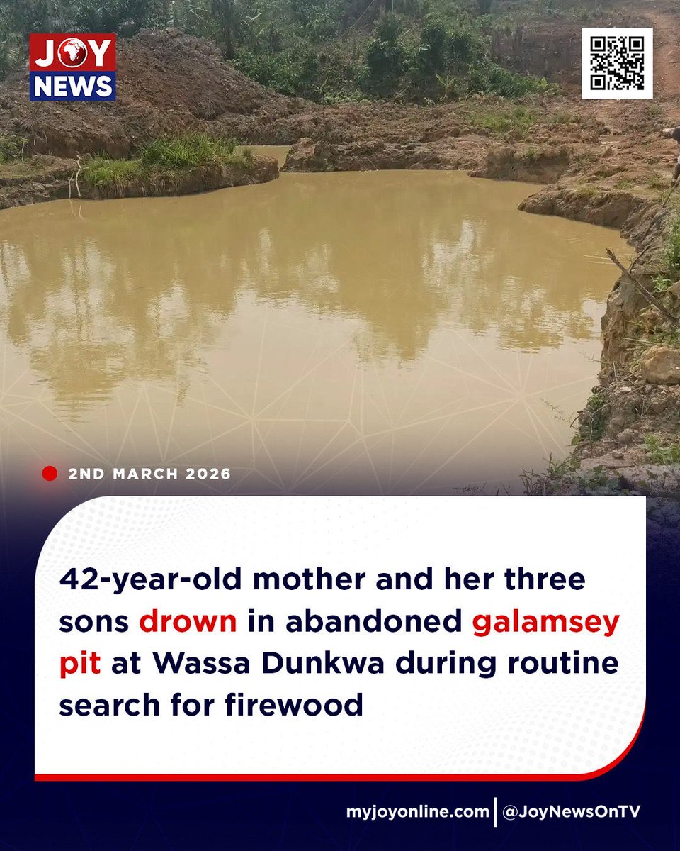 peezarian's tweet photo. The Flag The state of our waterbodies and what illegal mining pits led to.
#StopGalamseyNow #SayNoToGalamsey https://t.co/v4N7Dse1SI