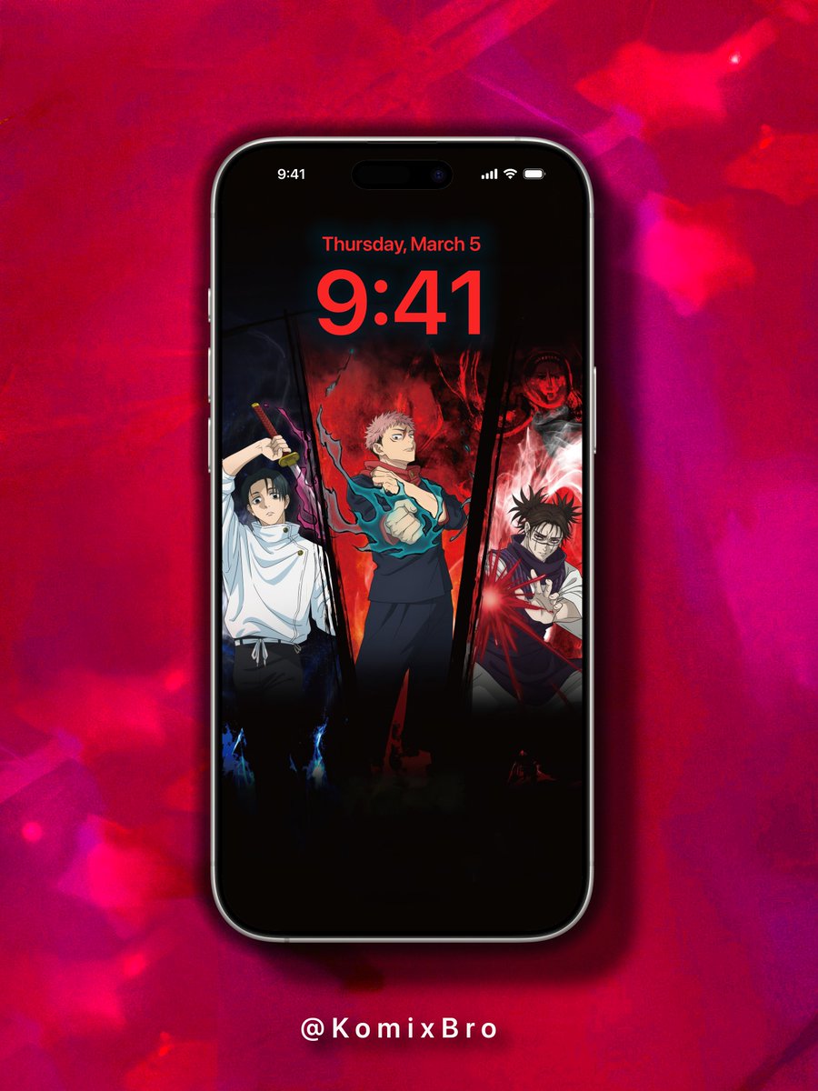 theKomixBro's tweet photo. YUJI, CHOSO & OKKOTSU
Jujutsu Kaisen - Season 3
4K MOBILE LOCKSCREEN!