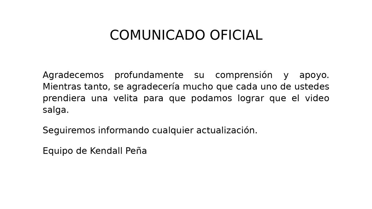 Kendall Peña tweet media