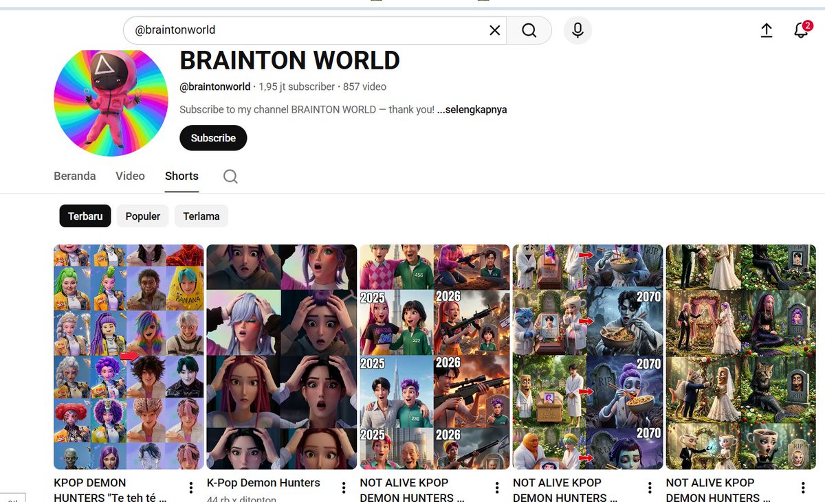 BronzeYand's tweet photo. @TeamYouTube this channel no authentic https://t.co/3ZI44VzPWL