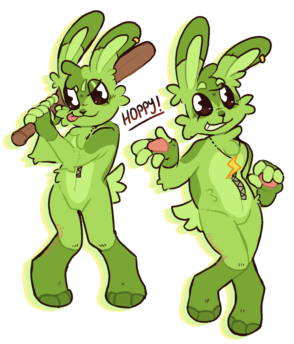 Twi5ted_Thing5's tweet photo. When the pay is abysmal but you get to take care of cute cartoons

Hi Hoppy design...💚
Really feeding into my love for rabbit characters,,

#PoppyPlaytimefanart #poppyplaytime #HoppyHopscotch https://t.co/yN2m2Oim7p