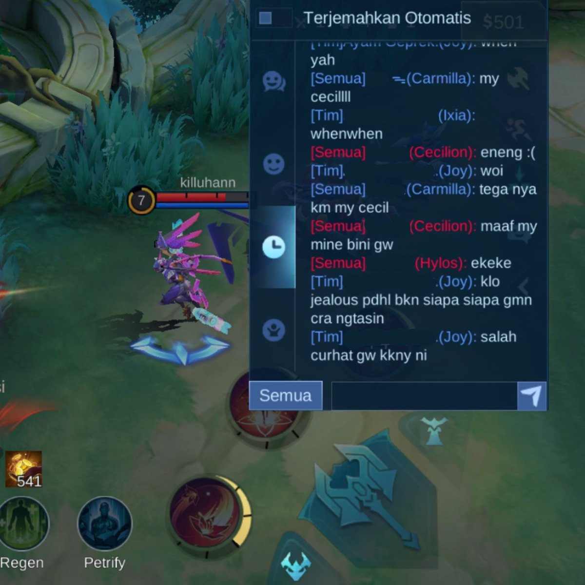 lucu lagi ketemu cecil tapi jadi musuh berasa cere 😭