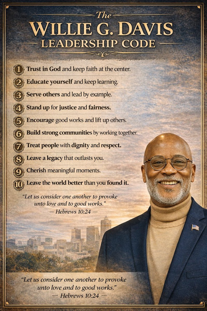 WILLIE G. DAVIS, JR. tweet media