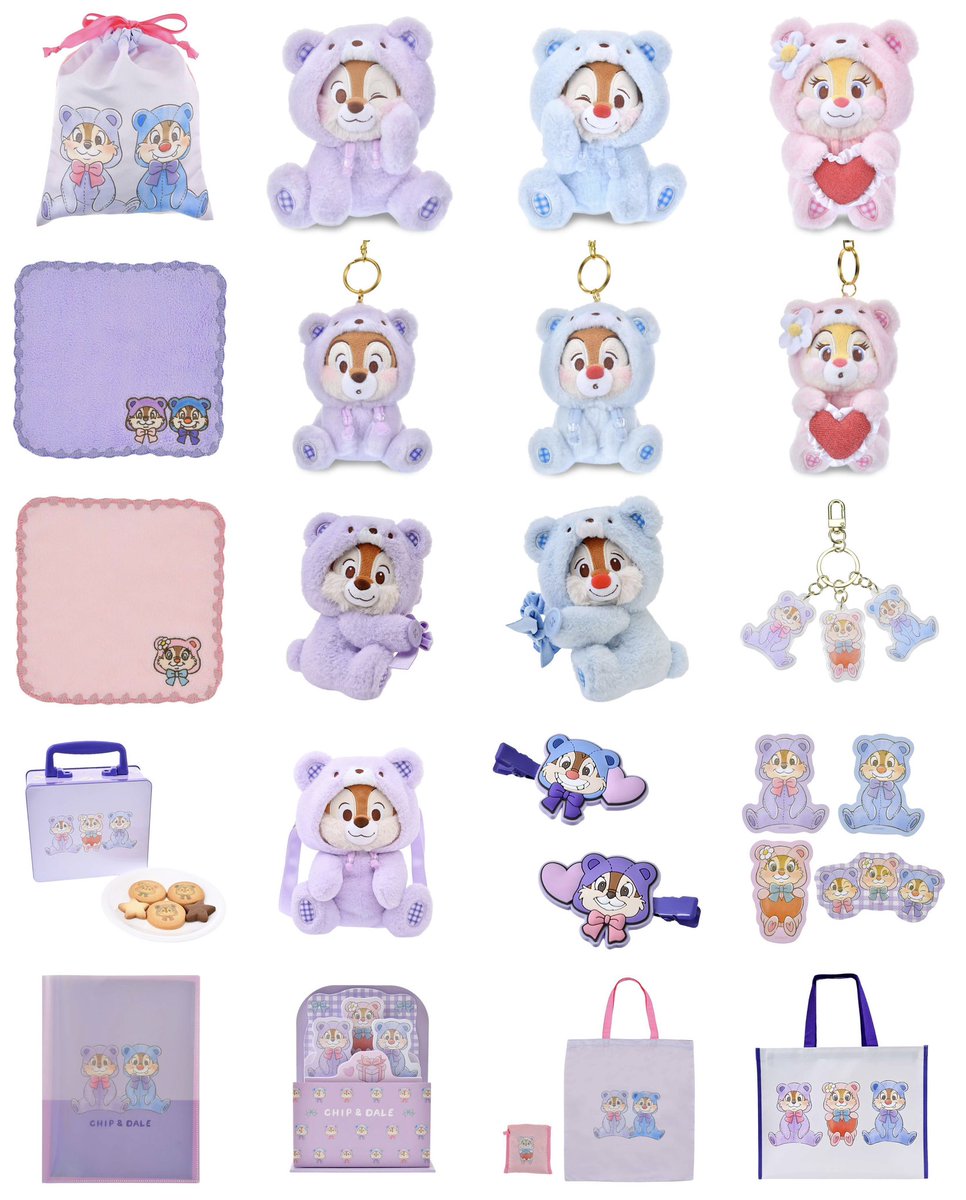 ディズニーストア】 3月10日より、チップとデールのお誕生日をお祝いし