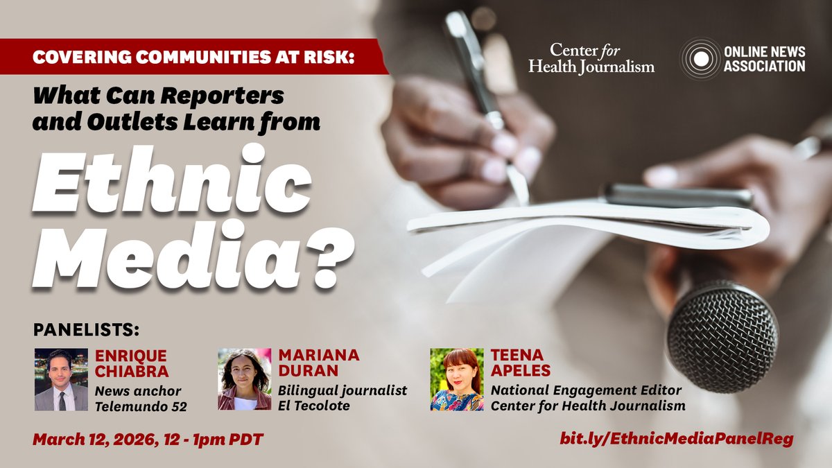 USC Center for Health Journalism tweet media