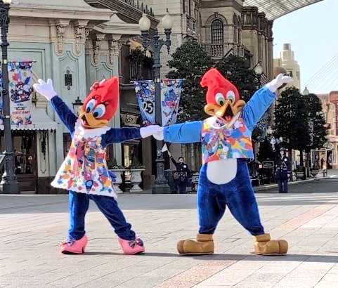 USJ初期からメインキャラクターを務めてる「ウッディー・ウッド