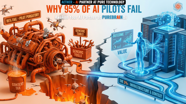 JaredDSanborn's tweet photo. Wrote a longer breakdown of what specifically separates the 5% from the 95% - including the three failure patterns that keep showing up, and what the successful companies are actually doing. https://t.co/1wPACyuMMC https://t.co/qQofIQW88M