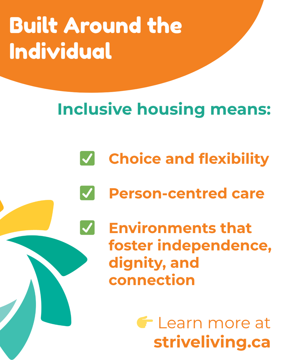 StriveLiving's tweet photo. Understanding Inclusive Housing Options at Strive

Strive Living Society offers a range of housing supports designed to meet different levels of independence and care needs. From Assisted Living and Home Share to Hybrid Supported Home Share and Supported Independent Living 1/2 https://t.co/5Rdie9XPfG