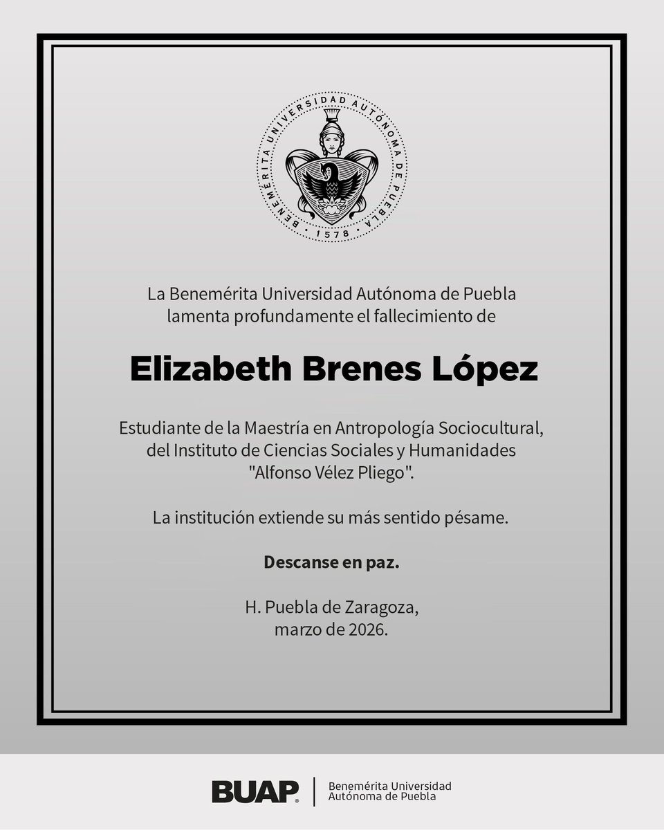BUAPoficial's tweet photo. https://t.co/ApeiWeQYm9