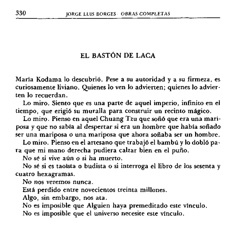 Me hace pensar que Borges (que nunca recuperó su vista luego de haberla perdido paulatinamente) escribió esto alguna vez: